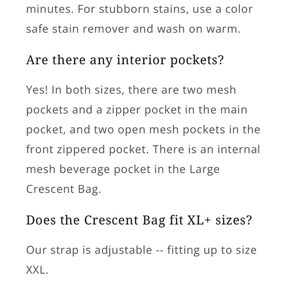 Canvelle Crescent Bag in EUC - Picture 4 of 4